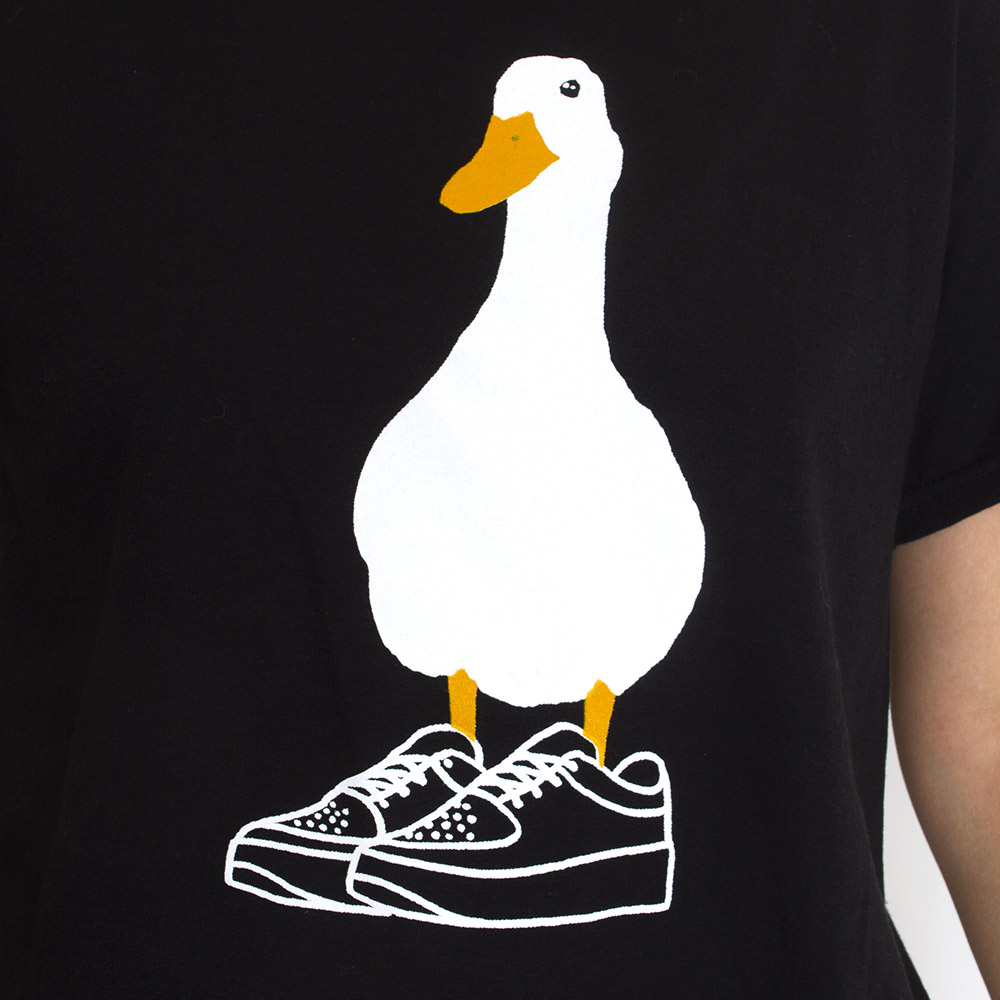 Duck in Tennis Shoes, McKenzie SewOn, Basic, T-Shirt